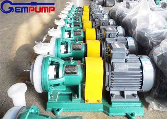 Rubber Lined Chemical Centrifugal Pump 1.5kw-18.5kw For Sugar Slurry Industry