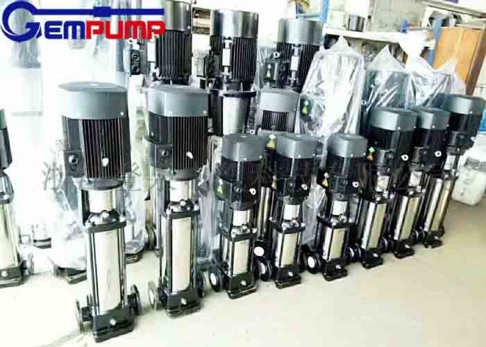 23 Bar Stainless Steel Centrifugal Pump 0.37KW Vertical Inline Multistage Pump