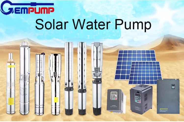 Submersible 4 Inch DC48V Solar Powered Irrigation Pump 304 Stainless Steel