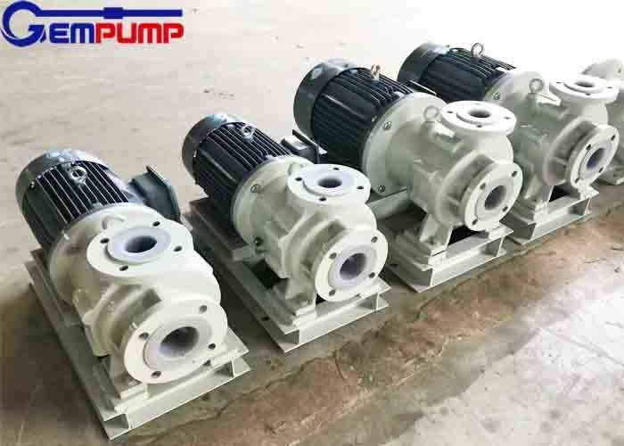 Chemical Industry FEP Lined Magnetic Centrifugal Pump AC220V No Leakage