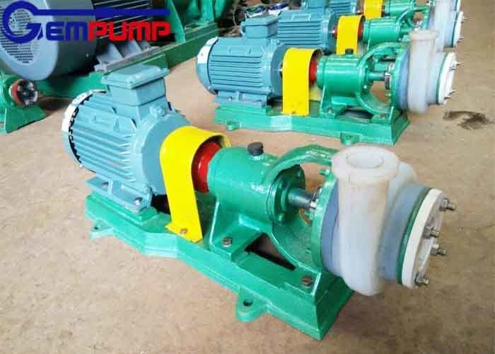 Rubber Lined Chemical Centrifugal Pump 1.5kw-18.5kw For Sugar Slurry Industry