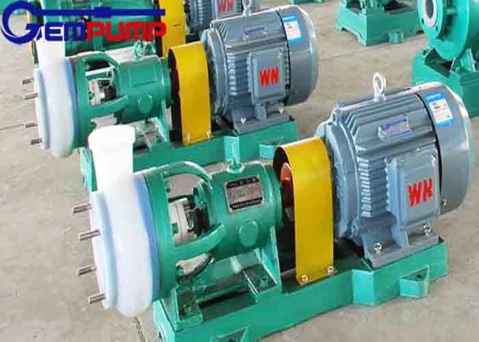 PTFE Lined Chemical Centrifugal Pump 75KW 0.8MPa Acid Resistant Pump