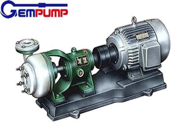 Horizontal IHF Series Acid Proof Chemical Centrifugal Pump Teflon F46 Lining