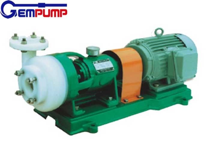 Horizontal IHF Series Acid Proof Chemical Centrifugal Pump Teflon F46 Lining