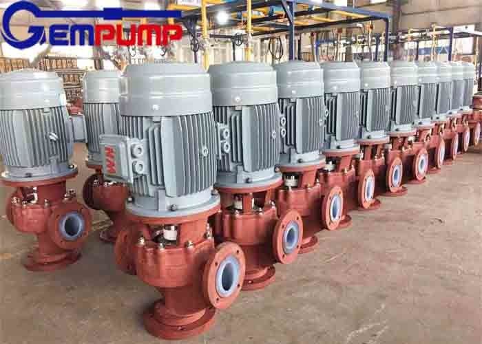 GDF Plastic Centrifugal Pump Anti Corrosive Centrifugal Pump Vertical Type