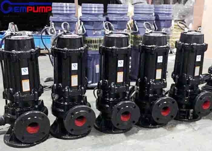 Large Flow 3.6 Bar Submersible Sewage Pump 50HZ Non Clog Sewage Pump