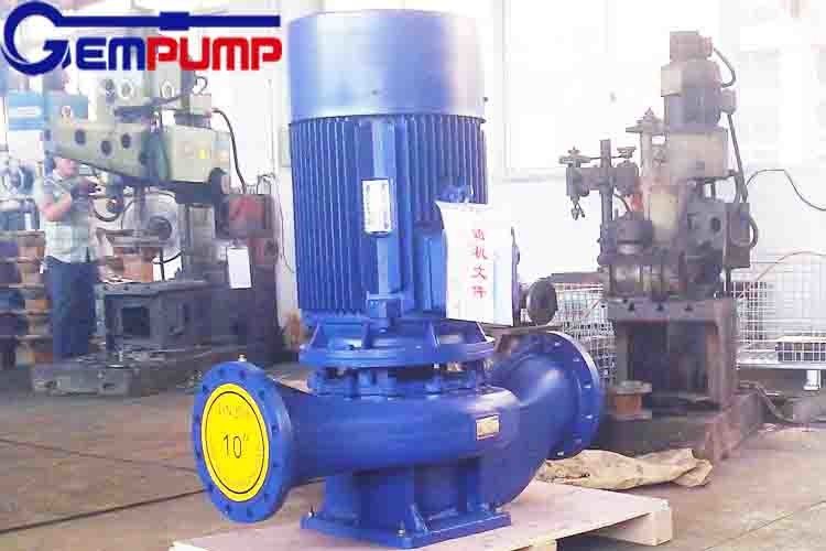 ISG Vertical Inline Pump 6.3m3/H Clean Water Pipe Booster Pump