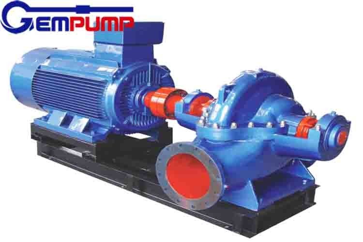 Horizontal Axial Split Casing Pump 8.6-140m Head For Irrigation Flood Drainage