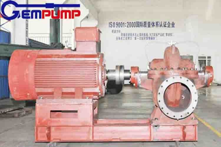 Horizontal Axial Split Casing Pump 8.6-140m Head For Irrigation Flood Drainage