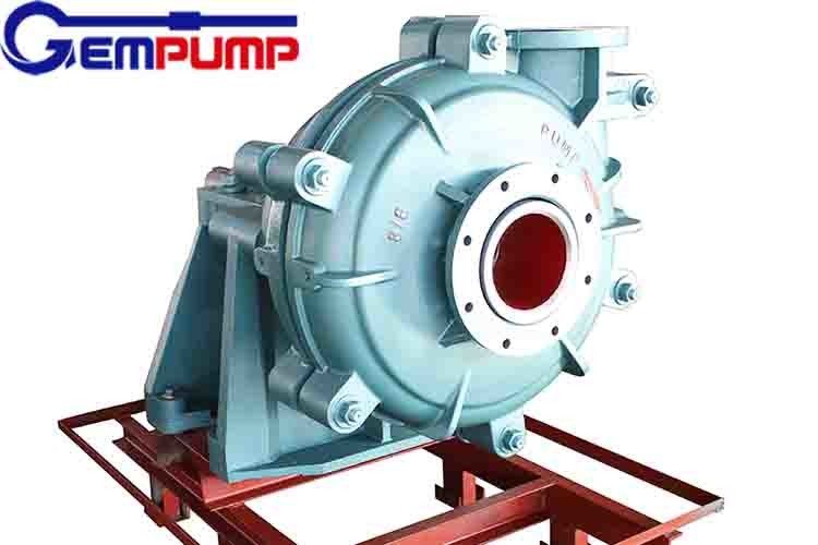 Diesel Waste Water Horizontal Slurry Pump 5 Vanes Single Suction