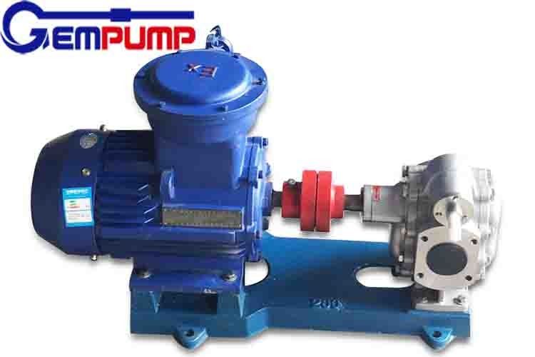 KCB18.3 Stainless Steel Gear Pumps 1.5KW Self Priming Oil Transfer Pump