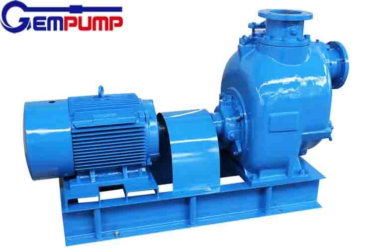 Diesel Engine 1HP 2HP Self Priming Water Pump With Wheels Trailer