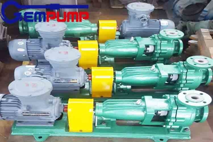 Ihf32-25-125 Iso Chemical Centrifugal Pump Plastic Fluorine