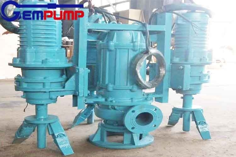 40ZJQ8-12-2.2 Waste Sewage Sludge Pumps Vertical Submersible Sand Gold Mining Slurry Pump