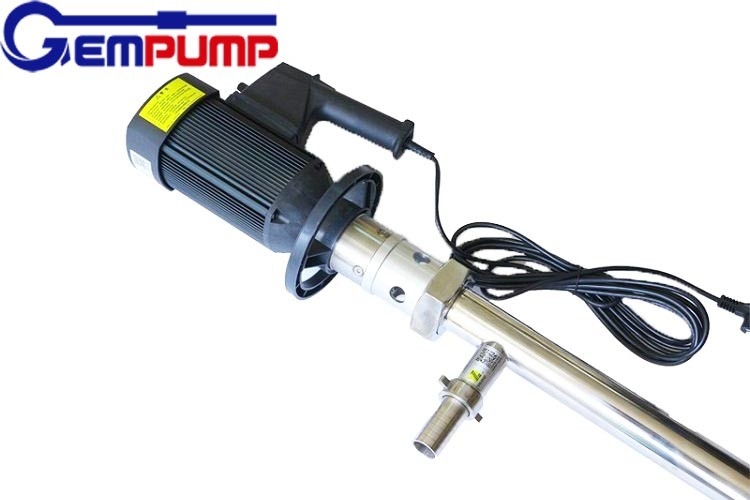 HD Electric Barrel Drum Pump Adjustable Speed Stainless Steel for Chemical Corrosive Liquid Oil