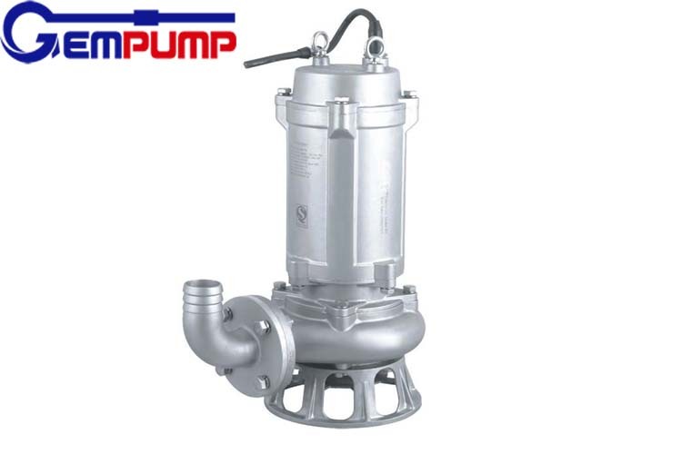 WQP SS316 Stainless Steel Submersible Pump 10-400m3/H Acid Resistant