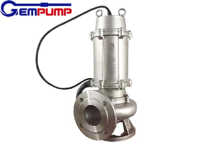 WQP SS316 Stainless Steel Submersible Pump 10-400m3/H Acid Resistant