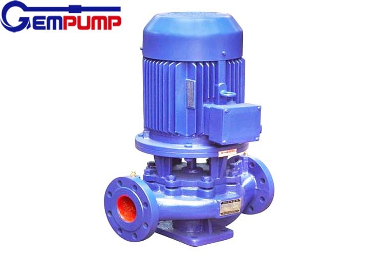 ISG Series 10-140m Head Vertical Inline Pump Vertical End Suction Pump ISO9001