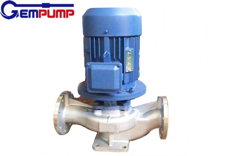 ISG Series 10-140m Head Vertical Inline Pump Vertical End Suction Pump ISO9001