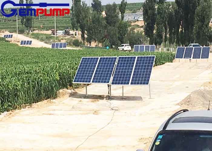 4 Inch Solar Borehole Pumps Agriculture Farm Solar Pump 2.3m3/H