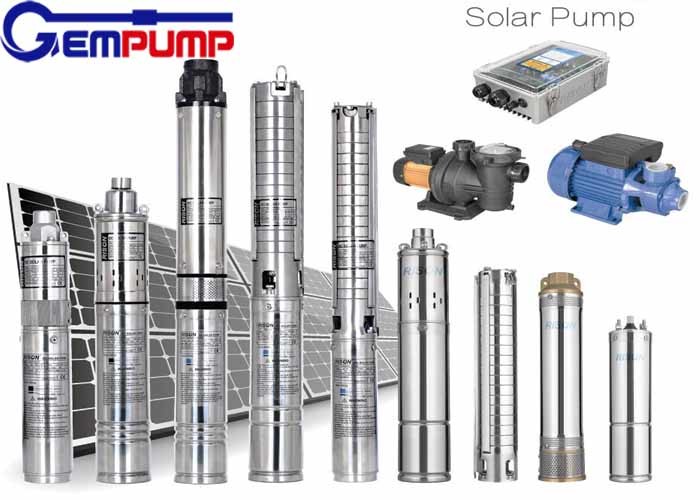 DC24V Solar Borehole Pumps Submersible Well Solar Pump For Drip Irrigation