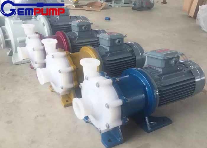 CE FEP PFA Mag Drive Centrifugal Pump Single Stage Magnetic Chemical Pump