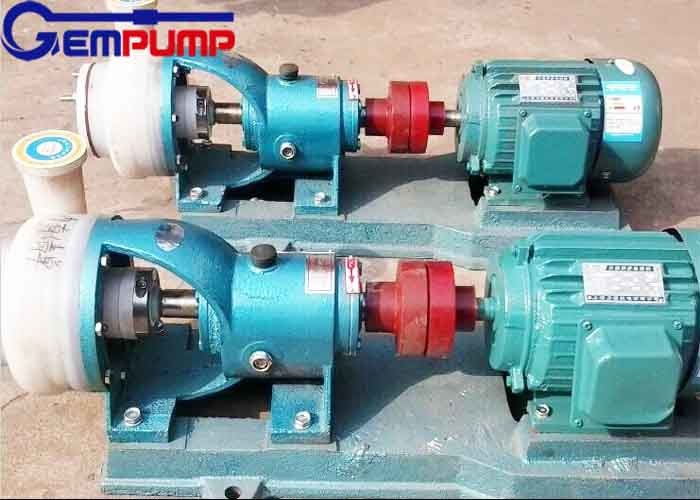 Rubber Lined Chemical Centrifugal Pump 1.5kw-18.5kw For Sugar Slurry Industry