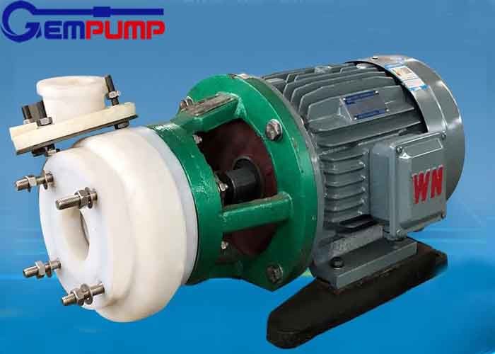 Horizontal IHF Series Acid Proof Chemical Centrifugal Pump Teflon F46 Lining