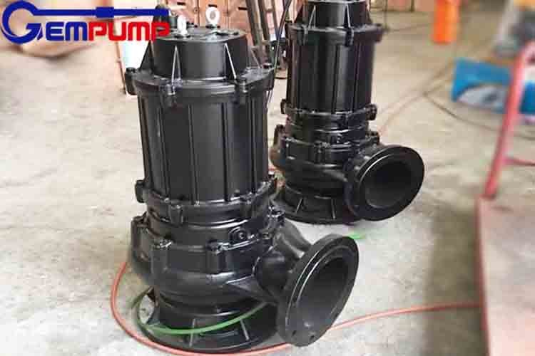 ISO9001 Submersible Sewage Pump Cast Iron Sewage Cutter Submersible Pump