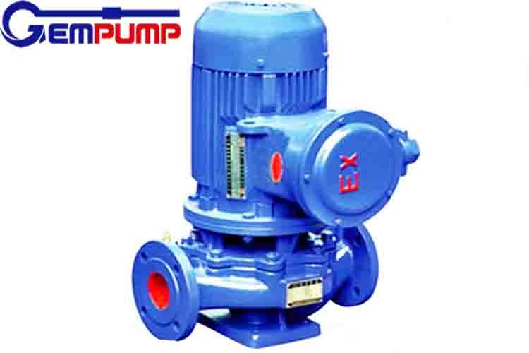 Single Stage Single Suction Vertical Inline Pump 5-125m Lift