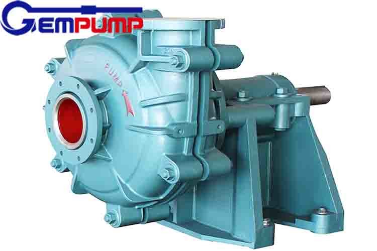 Diesel Waste Water Horizontal Slurry Pump 5 Vanes Single Suction