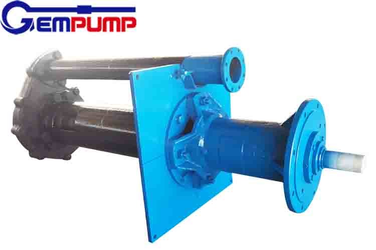 Non Clog 5 Vanes Vertical Submerged Centrifugal Pump For Sand Dredge