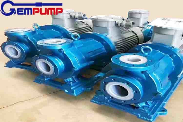 FEP PFA Magnetic Centrifugal Pump 98% Sulfuric Acid Proof