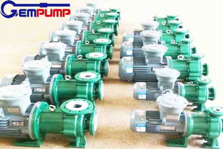 FEP PFA Magnetic Centrifugal Pump 98% Sulfuric Acid Proof