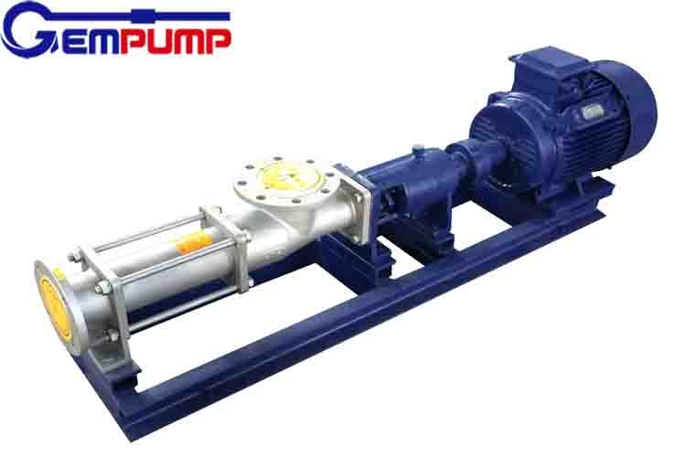 Food Grade SS304 Single Screw Pump 100T/H For Honey Mayonnaise Grease