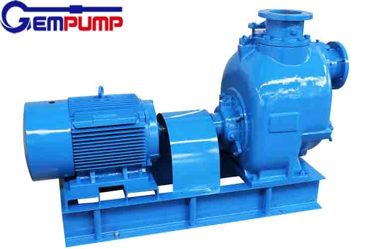 Diesel Engine 1HP 2HP Self Priming Water Pump With Wheels Trailer