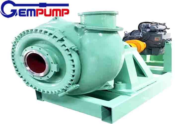 Small Heavy Duty 3.6Mpa Gravel Sand Pump 50M Head Sand Suction