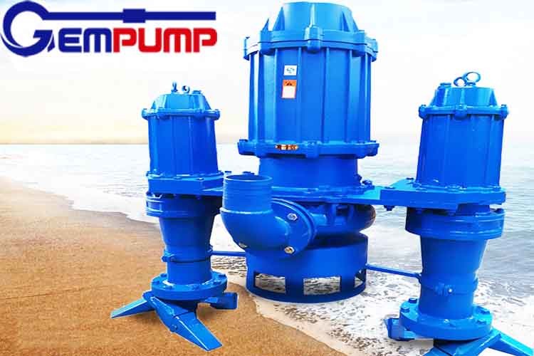 40ZJQ8-12-2.2 Waste Sewage Sludge Pumps Vertical Submersible Sand Gold Mining Slurry Pump