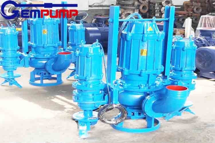 40ZJQ8-12-2.2 Waste Sewage Sludge Pumps Vertical Submersible Sand Gold Mining Slurry Pump