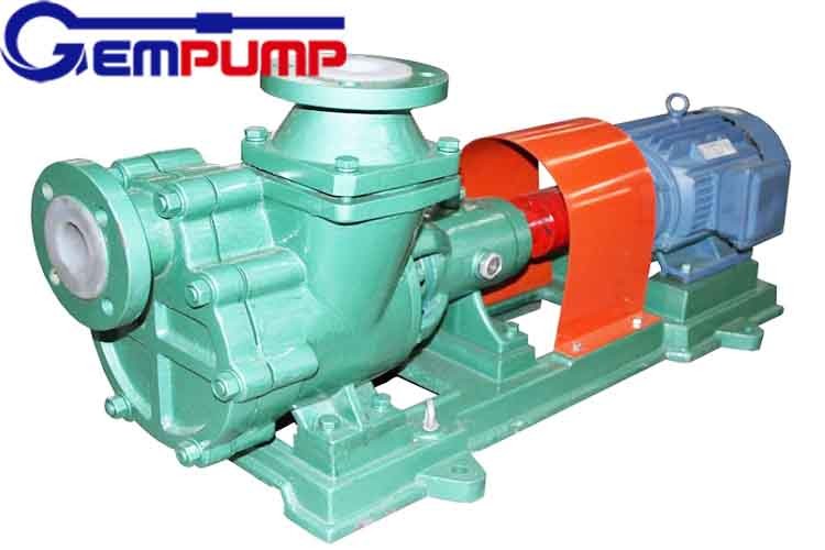 80FZB-20L Fluorine Lined Self-Priming Chemical Pump Acid Alkali Salt Industrial Pump